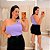 Blusa Nula Viviane Lilás Plus Size - Imagem 1