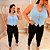 Blusa Colete Elisa Azul BB Plus Size - Imagem 2