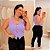 Blusa Colete Elisa Lilás Plus Size - Imagem 1