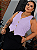 Blusa Colete Elisa Lilás Plus Size - Imagem 3