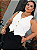 Blusa Colete Elisa Branca Plus Size - Imagem 3
