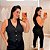 Blusa Colete Elisa Preta Plus Size - Imagem 1