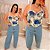 Cropped Corselet Rubi Verde e Azul Plus Size - Imagem 2