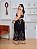 Vestido Adriana Multi Formas Preto Estampado Plus Size - Imagem 3