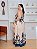 Vestido Adriana Multi Formas Bege Estampado Plus Size - Imagem 3