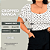 Cropped Poá Manga Preta Plus Size - Imagem 5