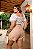 Cropped Poá Manga Branca Plus Size - Imagem 4