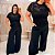 Blusa Renda Cléo Preta Plus Size - Imagem 2