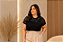 Blusa Renda Cléo Preta Plus Size - Imagem 3