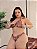 Biquíni com Saída Marrom Estampado Plus Size - Imagem 4