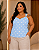 Regata Argola Azul Plus Size - Imagem 1
