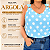Regata Argola Preta Poá Plus Size - Imagem 3
