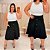 Saia Midi Botões Karin Preta Plus Size - Imagem 2