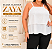 Blusa Alcinha Babado Zaya Azul BB Plus Size - Imagem 3