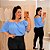 Blusa Ciganinha Aro Deise Azul BB Plus Size - Imagem 1
