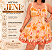 Vestido Curto Jeni Floral Azul Plus Size - Imagem 3