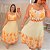 Vestido Vicky Floral Amarelo Plus Size - Imagem 5