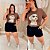 T shirt Happy Dog Marrom Plus Size - Imagem 2