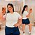 T Shirt AD Estampa Rosa Candy Plus Size - Imagem 1