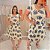 Vestido Visco Estampado Azul Plus Size - Imagem 2