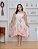Vestido Lily Estampado Rosa Plus Size - Imagem 3