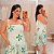 Vestido Lily Estampado Verde Plus Size - Imagem 1