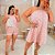 Macaquinho Ema Rosa Poá Plus Size - Imagem 2