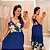 Vestido Ingrid Azul Floral Plus Size - Imagem 1