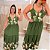 Vestido Ingrid Verde Floral Plus Size - Imagem 2