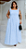 Vestido Longo Joana Azul Poá  Plus Size - Imagem 3