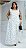 Vestido Longo Joana Branco Poá Plus Size - Imagem 3
