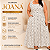 Vestido Longo Joana Branco Poá Plus Size - Imagem 4