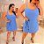 Conjunto Curto Luci Azul BB Plus Size - Imagem 2