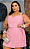 Conjunto Curto Luci Rosa BB Plus Size - Imagem 3