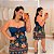 Macaquinho Multi Formas Verão Azul Plus Size - Imagem 1