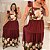 Vestido Lumi Marsala Floral Plus Size - Imagem 2