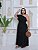 Vestido Nula Babado Marília Preto Plus Size - Imagem 1