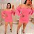 Macaquinho Delicata Rosa Plus Size - Imagem 2
