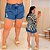 Short Jeans FF Destroyed Isa Plus Size - Imagem 1