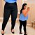 Legging Pezinho Preta Plus Size - Imagem 1