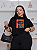 Cropped 3D Dog Preta Listra Vermelha Plus Size - Imagem 1