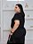 Cropped 3D Dog Listra Azul Plus Size - Imagem 4