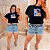 Cropped 3D Dog Listra Azul Plus Size - Imagem 2