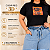 Cropped 3D Dog Listra Azul Plus Size - Imagem 5