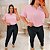 Blusa Manga Duna Beatriz Rosa BB Plus Size - Imagem 2