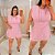 Macaquinho Babado Nicole Rosa Plus Size - Imagem 2