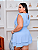 Macaquinho Babado Nicole Azul Plus Size - Imagem 2