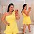 Macaquinho Nula Yara Amarelo Plus Size - Imagem 1