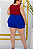 Short Linhão Lidia Azul Royal Plus Size - Imagem 2