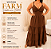 Vestido Alça Farm Tiffany Estampado Plus Size - Imagem 3